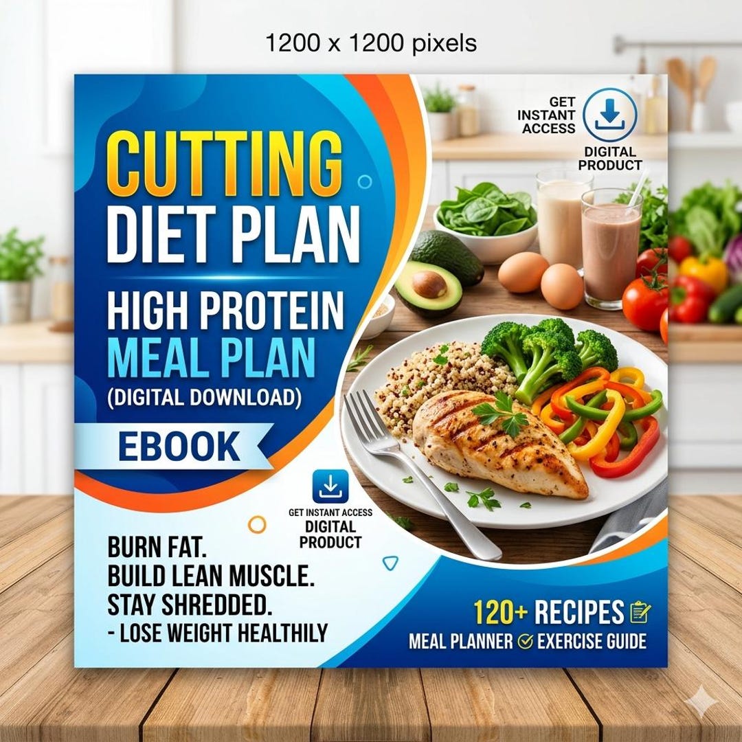 Cutting Diet Plan Ebook | High Protein Meal Plan (digital Download) - Etsy