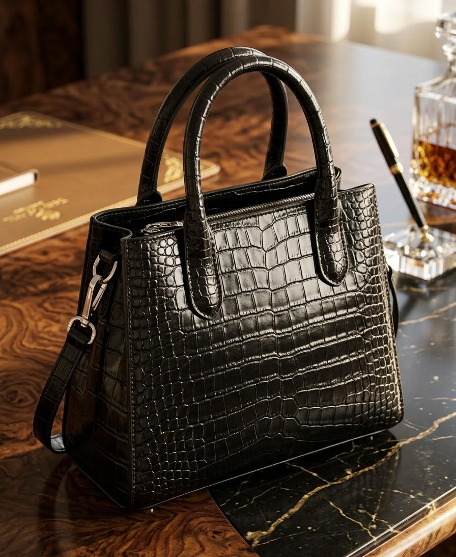 Alligator Birkin Style Bag - Etsy