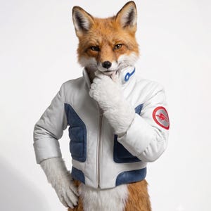 Star Fox Cosplay Jacket – Fox McCloud Inspired Men’s Biker Coat | Gamer Sci-Fi Outfit