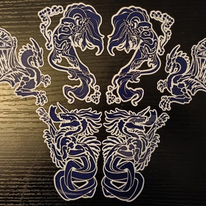 Transparent Tattoo Style Vinyl Stickers