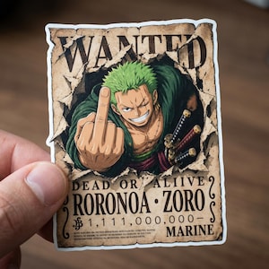 Roronoa zoro wanted poster - Etsy 日本
