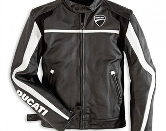 Ducati Twin Leather Jacket produced in collaboration with Dainese