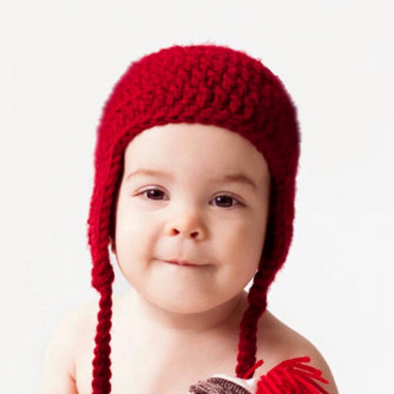 Earflap Beanie Baby Aviator Hat 