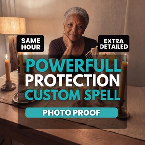 EXTREME Protection Custom Spell – Energy Shield, Negative Energy Removal, Spiritual Protection & Safety Barrier Ritual