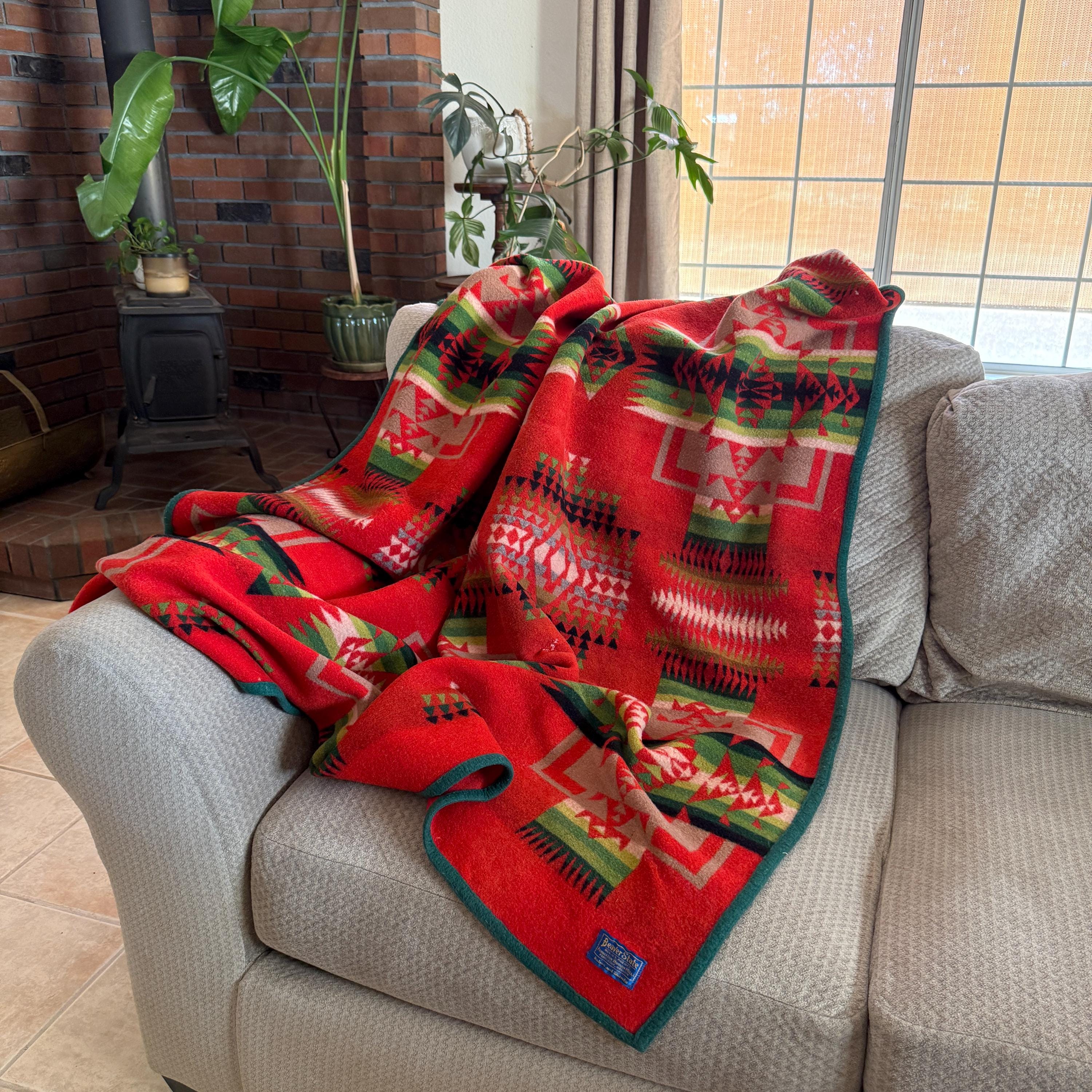 Pendleton Beaver State Wool Blanket - Etsy