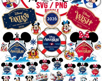 Friends Cruise Line Svg Png Bundle, Cruise Door Decor Magnet Designs Png, Cruise Stickers Png, Family Cruise Vacation Svg Cut Files Or Subli