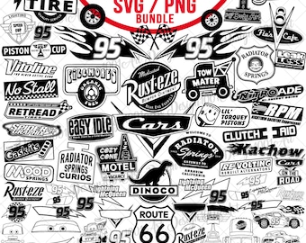 Sponsor Decal Sticker Svg Png Bundle, Racing Cars Svg Silhouette, Racing Cars Decals Svg Line Art, Family Birthday Svg, Family Vacation Svg