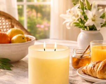 Sole D’Alba Candle | Citrus Lily Coconut Soy Wax | Coastal Home Fragrance