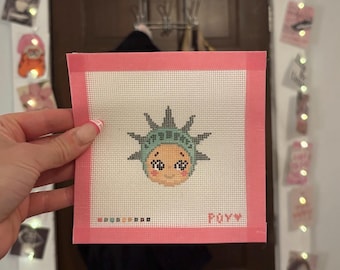 Sonny Angel Statue of Liberty Needlepoint Canvas