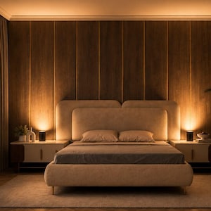 Minimalist Deep Spot Lamp, Matte Black Aluminum, Bedside Mood Light, Architectural Wall Wash Lighting