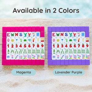 Beach Theme American Mahjong Set | Coastal Summer Game Tiles (160-166 Tiles) image 7