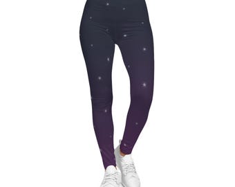 Legging met sterrenhemel en kleurverloop | Galaxy Space-print