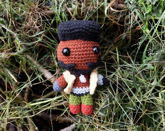 PATTERN: Barret Wallace (Final Fantasy VII) - Amigurumi crochet pattern (PDF File)