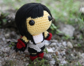 PATTERN: Tifa Lockhart (Final Fantasy VII) - Amigurumi crochet pattern (PDF File)