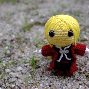 PATTERN Edward Elric Amigurumi crochet pattern PDF File image 2