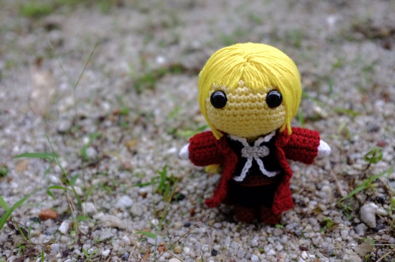 PATTERN Edward Elric Amigurumi crochet pattern PDF File image 2