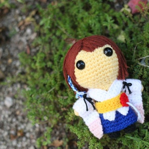 PATTERN: Yuna (Final Fantasy X) - Amigurumi crochet pattern (PDF File)