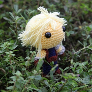 PATTERN: Cloud Strife Final Fantasy VII Amigurumi crochet pattern PDF File image 4