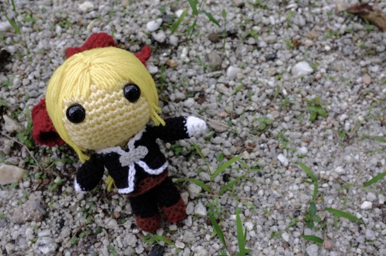 PATTERN Edward Elric Amigurumi crochet pattern PDF File image 1