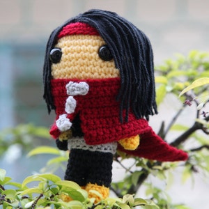 PATTERN: Vincent Valentine (Final Fantasy VII) - Amigurumi crochet pattern (PDF File)