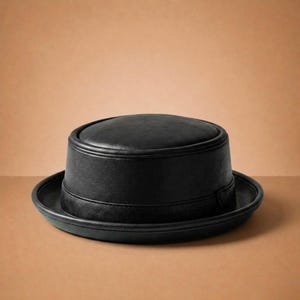 帽子 wicagrocery Round Brim Short Black Short Brim Round Hat - Etsy