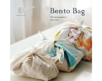 PATTERN, Knitting Project Bag (PDF Pattern), Eco-Friendly Pouch, Zero-Waste, Lunch Bag