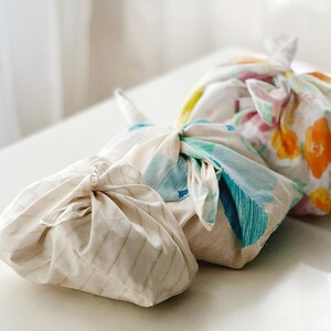 Paquete de patrones de costura: bolsa para tejer, bolsa para proyectos, bolsa para nudos, bolsa con cordón y bolsa bento. imagen 3