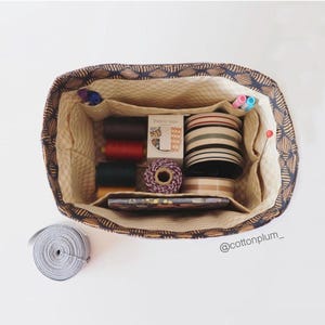 PATTERN, Sierra Tote & Bin Sewing Pattern, Knitting Project Bag (PDF Pattern) image 7