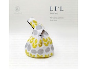 PATTERN, Knitting Project Bag pattern, Knot Bag, Bag Pattern PDF, Japanese knot bag, Grab bag, Reversible bag, DIY gift, l'il knot bag