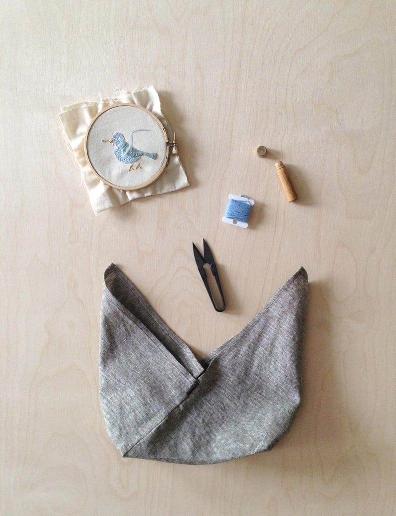 PATTERN, Knitting Project Bag (PDF Pattern), Eco-Friendly Pouch, Zero-Waste, Lunch Bag image 12