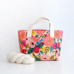 PATTERN, Sierra Tote & Bin Sewing Pattern, Knitting Project Bag (PDF Pattern) image 6