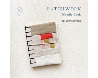 Patchwork Needle Book PDF Sewing Pattern: Travel Sewing Organizer