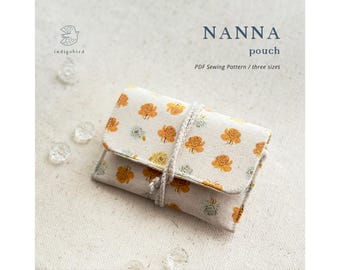 PATTERN, Notions Pouch, PDF Sewing pattern, mini pouch pattern, Tool Pouch, Sewing Tutorial, haberdashery, travel pouch