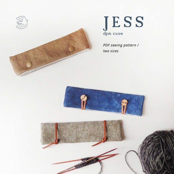 DPN Holder, DPN Cozy, Needle Case, Sewing Tutorial, Sewing pattern, Jess needle case