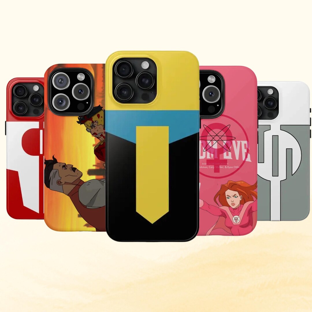 Invincible Mark Grayson Superhero iPhone Case, Minimal Logo Cover, TV ...