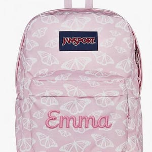 Personalized Jansport Backpack | Custom Embroidered Name or Monogram Backpack