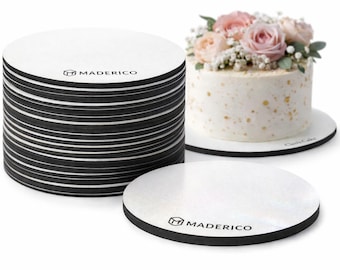 Kundenspezifische Holz weiße Kuchenbretter PACK von 10