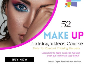 Vídeos de formación en maquillaje (52 + extras) / Tutoriales de contorneado para novias y famosas / Lista de precios de plantillas faciales / Curso de maquillaje digital