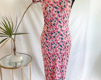 Vintage Diane von Furstenberg Silk Jersey Print Rene Dress