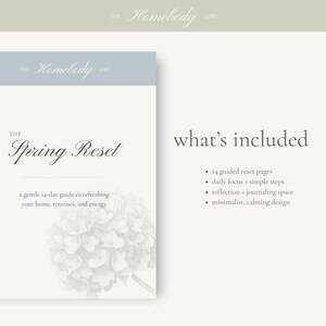 14-daagse planner voorjaarsreset | Home & Life-gids (digitale download) afbeelding 2
