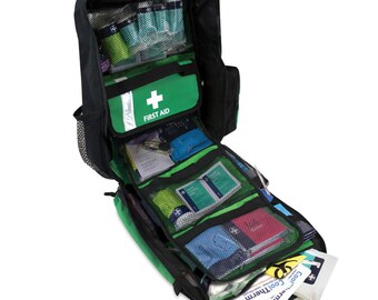 School Trip Kit in Green Rucksack