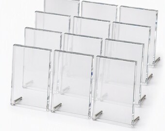 Plaque Awards 13cm x 9cm | 6x4 Blank Glass Trophy With Pin | Engraving Sublimation Craft Blanks | Bulk Awards