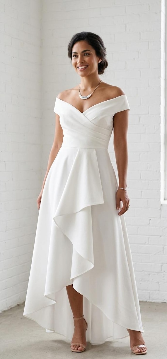 off the shoulder maxi wedding guest dress Bridal Mother Dress Off-The-Shoulder Sleeveless A-Line Wedding Guest Dresses
