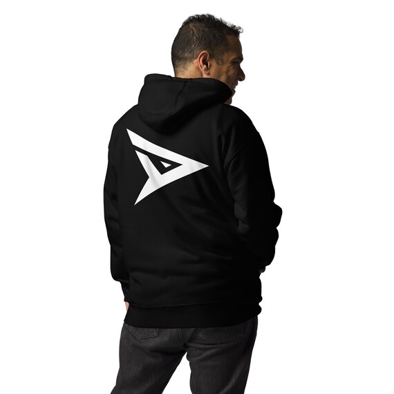 DRASYN Hoodie – Core Black | Minimal Streetwear Unisex Hoodie | Hardstyle Rave Clothing