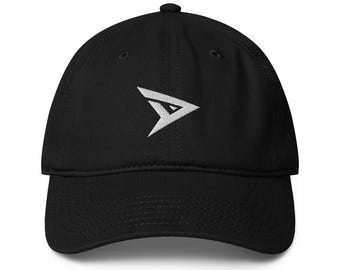 Gorra DRASYN – Negro intenso / Gorra unisex minimalista estilo streetwear / Ropa para fiestas Hardstyle