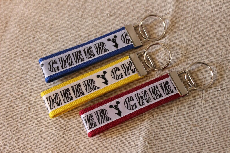 Cheer Key Fob, Bag Tag Etsy