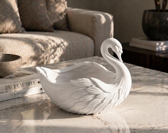 Swan Jewellery Holder Ring Holder Dish Jewelleri Organiser Vanity Decor MinialistHome Decor Aesthetic Shelf Decor Gift For Her