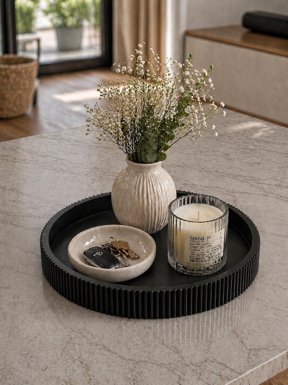 Decorative Tray | Entryway Key Tray | Coffee Table Decor | Modern