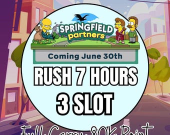 3x Slot - Springfiled Partners - Monopoly_Go Partners (Full Carry Service)
