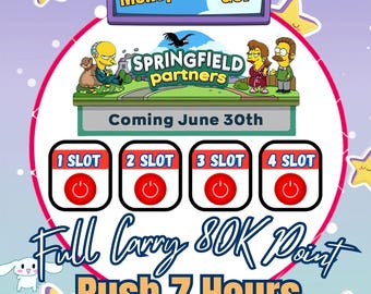 Monopoly_Go Partners Event - Springfiled Partners (Full Carry Service) 80K Point